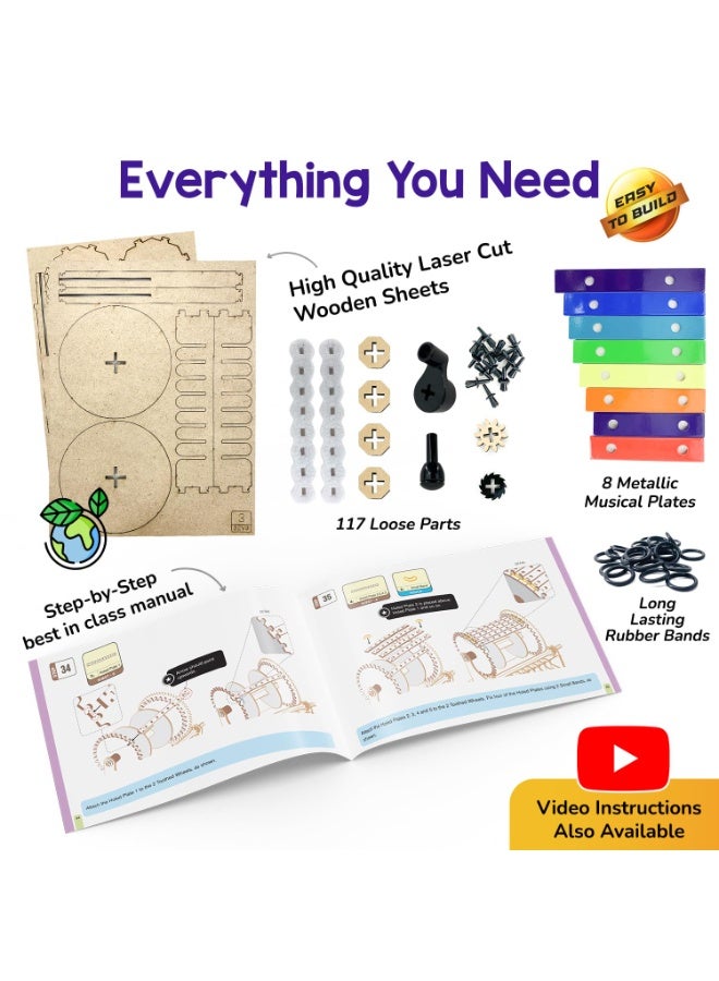 سمارتيفيتي لعبة سمارتيفيتي الموسيقية للأطفال من عمر ٨ إلى ١٤ سنة | اصنع موسيقاك الخاصة مع ٧ أغاني مُعدة مسبقًا - مثل أغنية "أجراس العيد" و"عيد ميلاد سعيد" وغيرها | هدية مثالية لأعياد الميلاد والكريسماس للبنات والأولاد - Image 4